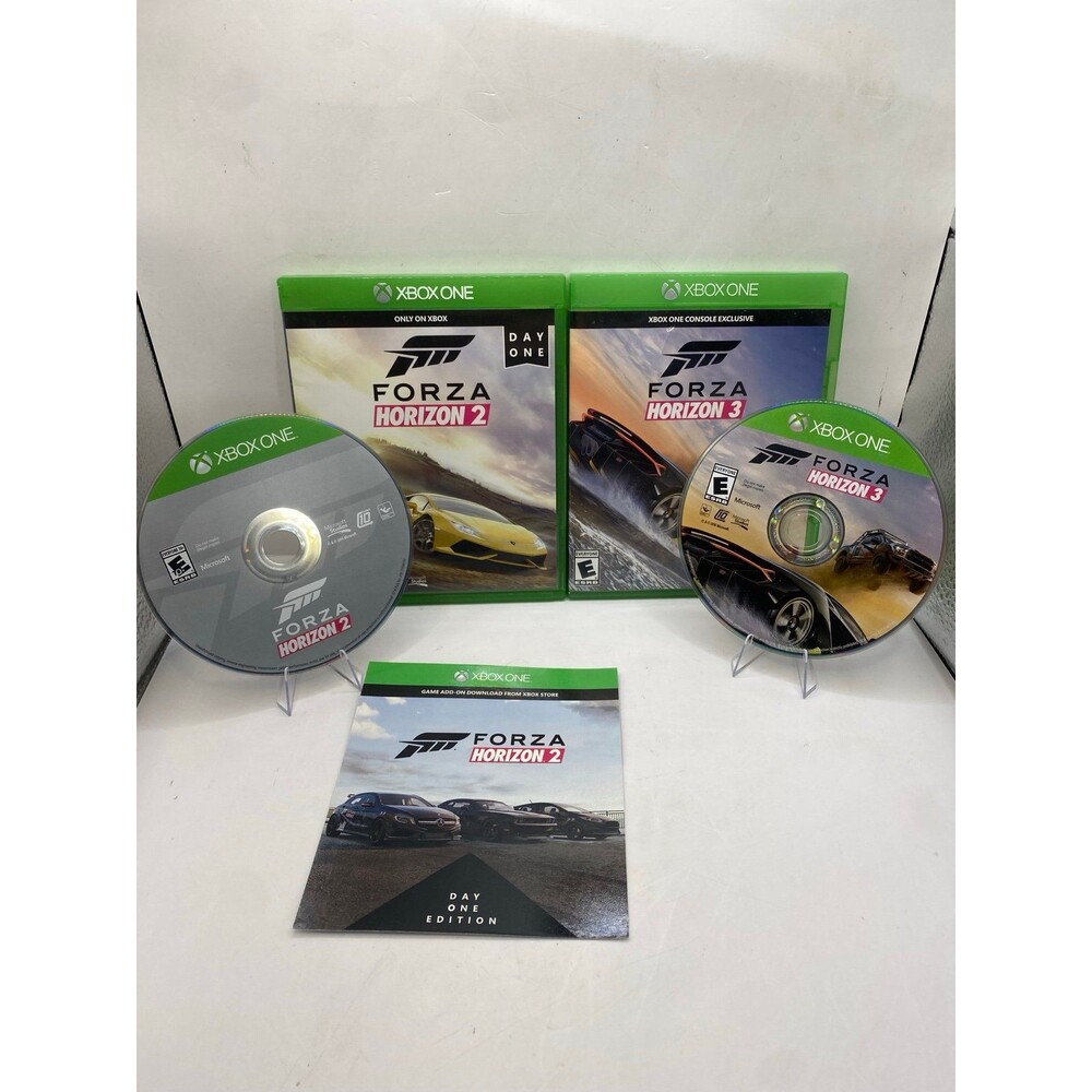 Forza Horizon 2 & 3 bundle Xbox one tested clean racing rare